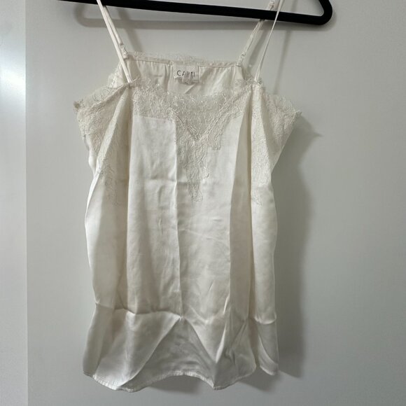 Cami NYC Sweetheart Silk Charmeuse White - Picture 2 of 5